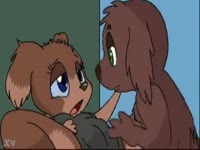 Furry incest zoophilia porn video with two puppies